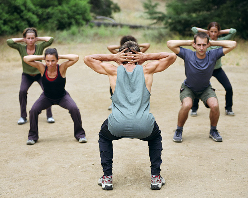 Working out with Lyerly Fitness